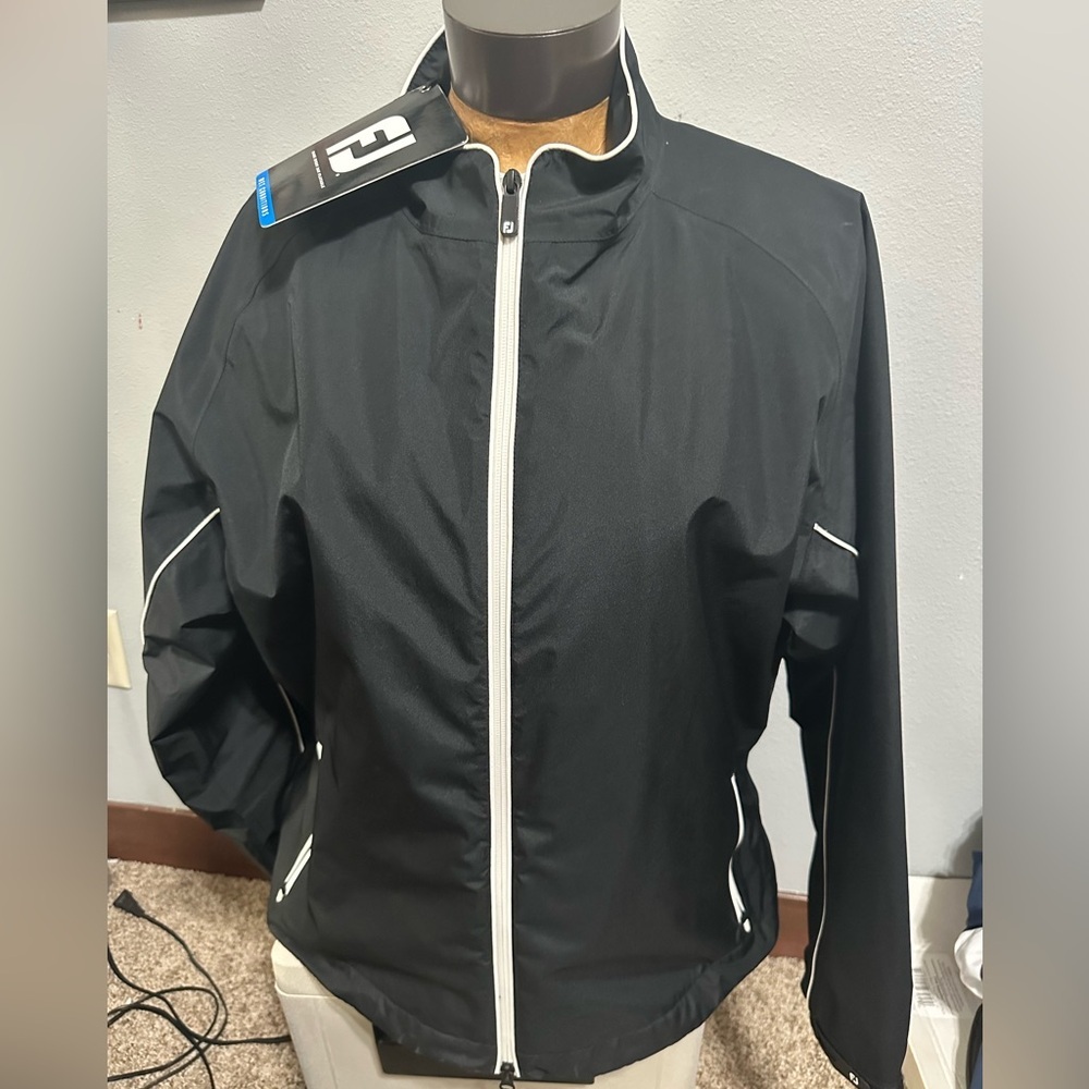 FootJoy Black Jacket with White Trim